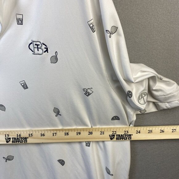 Puma Arnold Palmer Cloudspun Polo Shirt Mens XL Lemons Dadcore Golf Workwear EUC - Picture 8 of 10